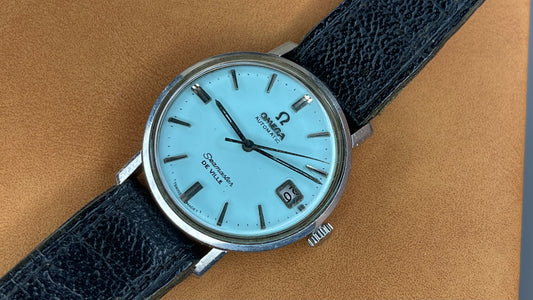 vintage omega seamaster de ville date dial gents automatic watch